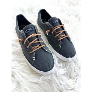 Sperry - Women's Crest Vibe Core Crest Vibe Canvas Sneakers Size 9.5